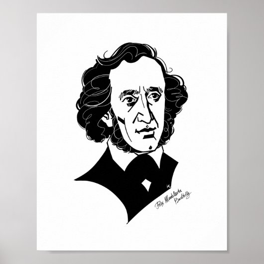 Felix Mendelssohn Bartholdy Poster (Voorkant)