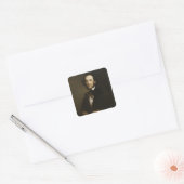 Felix Mendelssohn Vierkante Sticker (Envelop)