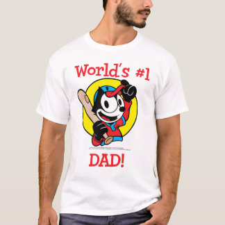 Felix the Cat World's # 1 Papa T-shirt