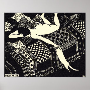 Félix Vallotton - La paresse, 1896 Poster