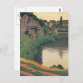 Felix Vallotton - Landscape Semur Briefkaart (Voorkant / Achterkant)