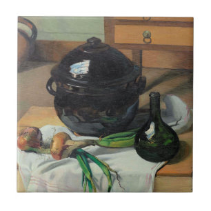 Felix Vallotton, Ognons et Soupere, Tegeltje