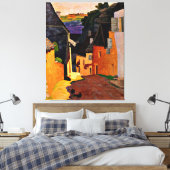 Felix Vallotton - Rocamadour Landscape Canvas Afdruk (Insitu (Slaapkamer))