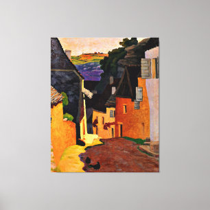 Felix Vallotton - Rocamadour Landscape Canvas Afdruk