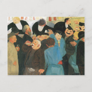 Felix Vallotton - The bistro Briefkaart