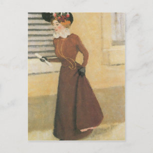Felix Vallotton - Vrouw met pet Briefkaart