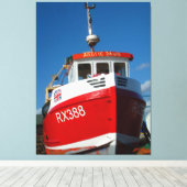 Felixstowe Boat Canvas Afdruk (Insitu (Houten vloer))