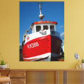 Felixstowe Boat Canvas Afdruk (Insitu (Woonkamer))
