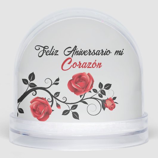 Feliz aniversario bombon Snow Globe (Avant)