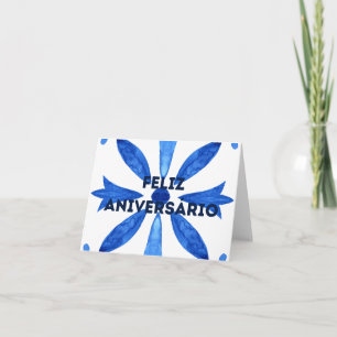 Feliz Aniversário, Portugees gefeliciteerd Kaart