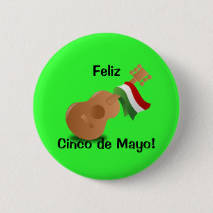 Feliz Cinco de Mayo. Ronde Button 5,7 Cm