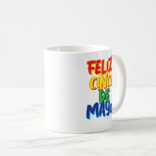 Feliz Cinco de Mayo tasse à café (Devant droit)