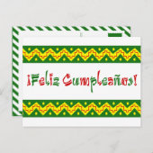 feliz cumpleanos arriba briefkaart (Voorkant / Achterkant)