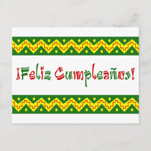 feliz cumpleanos arriba briefkaart