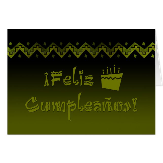 feliz cumpleanos arriba cake (Voorkant Horizontaal)