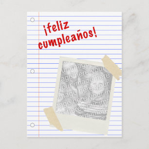 feliz cumpleanos briefkaart