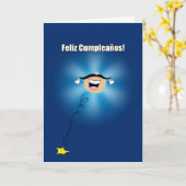 Feliz Cumpleanos, carte de voeux drôle (Fleur jaune)