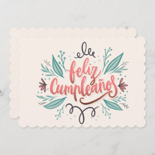 Feliz Cumpleanos Feestdagenkaart