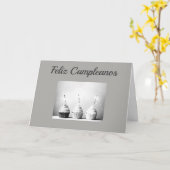 **FELIZ CUMPLEANOS**-HAPPY BIRTHDAY SPANISH KAART (Gele Bloem)