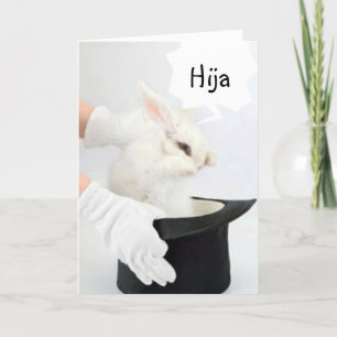 FELIZ CUMPLEANOS HIJA-HAPPY BIRTHDAY DAUGHTER KAART