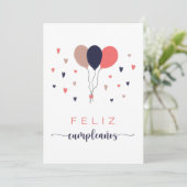 Feliz Cumpleaños Kaart (Staand voorkant)