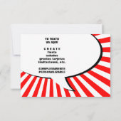 feliz cumpleanos komische zeepbel kaart (Achterkant)