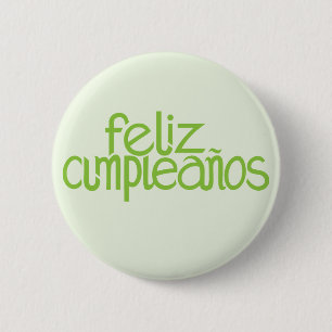 Feliz Cumpleaños limoen Button