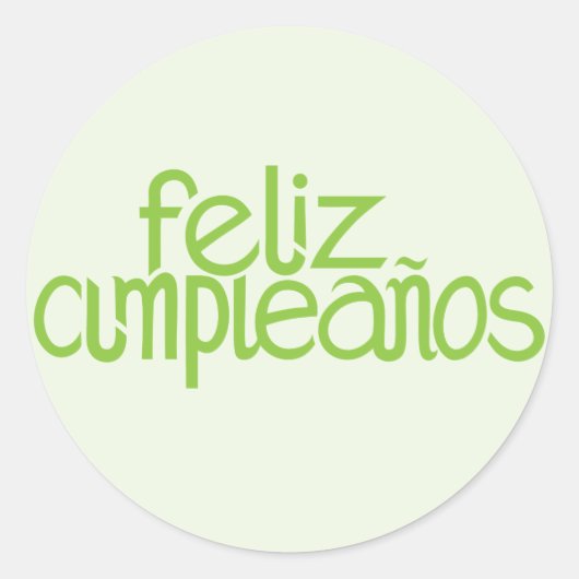 Feliz Cumpleaños limoen Sticker (Voorkant)