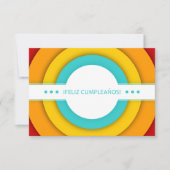 feliz cumpleanos retro kaart (Voorkant)