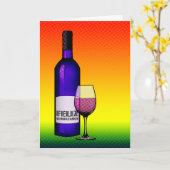 feliz cumpleanos salud kaart (Gele Bloem)