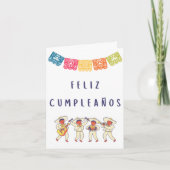 Feliz cumpleaños Spaanse verjaardag Kaart (Voorkant)