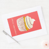 © Feliz cumpleaños!, Spaanse verjaardag Rechthoekige Sticker (Envelop)