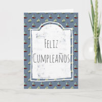 Feliz Cumpleaños Spain Boats Ship Birthday