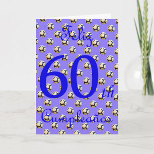 Feliz Cumpleaños Spanjaard met voetbal Kaart