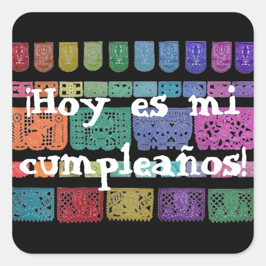 Feliz Cumpleanos Sticker (Voorkant)