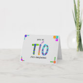 Feliz Cumpleaños Tío Whimsical Kaart (Voorkant)