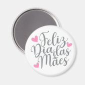 Feliz Dia Das Mães Bonne Fête des Mères | Magnet (Recto/Verso)