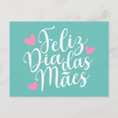 Feliz Dia Das Mães Happy Moederdag | BRIEFKAART (Voorkant)