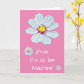 ¡Feliz Día de la Madre ! Carte Tarjeta (Fleur jaune)