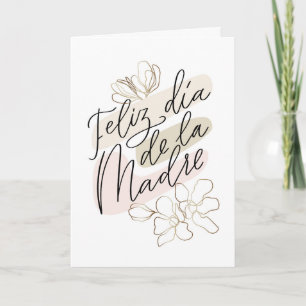 Feliz Día de la Madre Fête des mères Carte Español