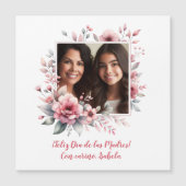 Feliz Dia De Las Madres Con Foto Carte magnétique (Devant)