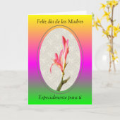 Feliz dia de las Madres, Especialmente... Kaart (Gele Bloem)