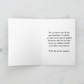 Feliz dia DE las madres Hermana Kaart (Binnen)