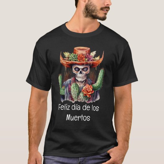 Feliz día de los Muertos T-shirt (Voorkant)