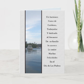 Feliz Dia DE los Padres Hermano Kaart