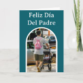 Feliz Dia Del Padre Spanish Vaderdag Kaart (Voorkant)