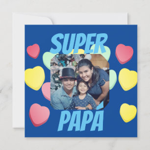 Feliz día del Padre Super Papá Spaans