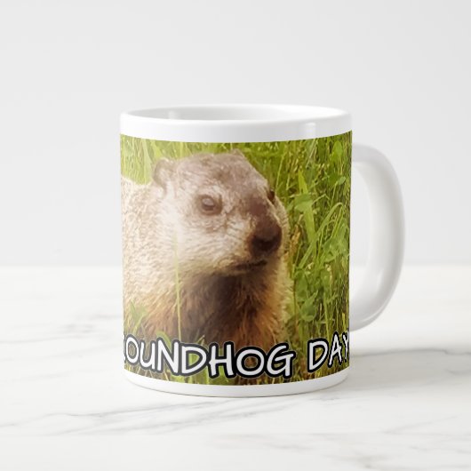 Feliz Groundhog Day ! mug (Devant droit)