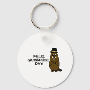 Feliz Groundhog Day! Sleutelhanger