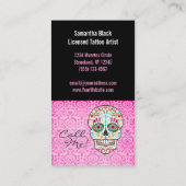 Feliz Muertos - Aangepaste verticale kaart voor su Visitekaartje (Achterkant)